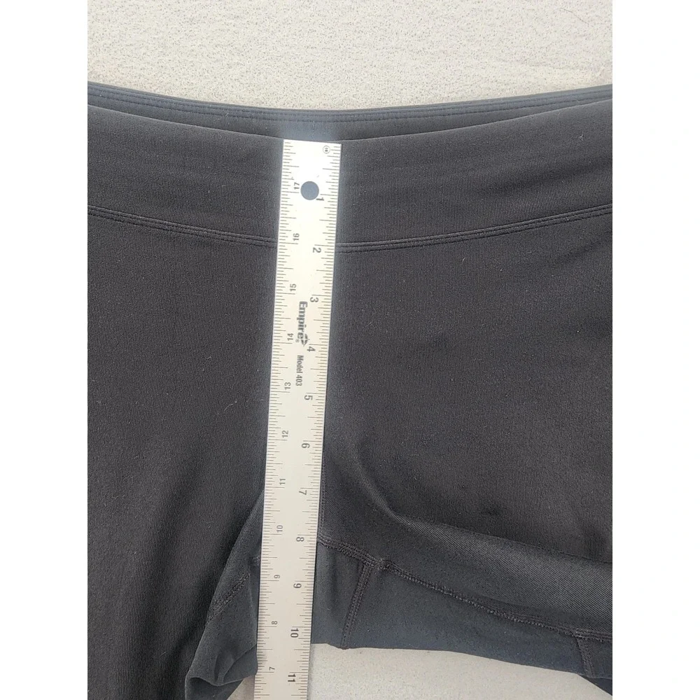 Nike Dri-FIT Black Cropped‎ Running Leggings Womens XL Activewear Yoga Workout